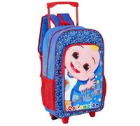CoComelon Kids Travel Trolley Cabin Bag with Wheels and Pull up Handle