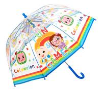 TDL Cocomelon Umbrella Kids Childrens Brolly POE Dome Transparent Lightweight Rain Cover