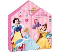 TDL Disney Princess Advent Calendar for Girls - 24 Day Surprise Christmas Themed Accessories Set with Necklaces, Hair Bands, Wristbands, Hair Clips & Rings - Kids Jewellery Christmas Countdown