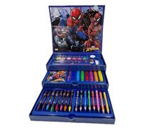 TDL Marvel Spiderman 52 Piece Colouring Case Art Case & Travel Set for Kids