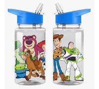 TDL Official Kids Water Bottle 450ml - BPA-Free, Leakproof, Flick-Top Lid - Official Character Design Bottle for School, Nursery, Travel & Sports (Toy Story) (Toy Story)