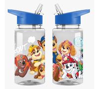 TDL Official Kids Water Bottle 450ml - BPA-Free, Leakproof, Flick-Top Lid - Official Character Design Bottle for School, Nursery, Travel & Sports (Paw Patrol Boys)