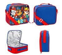 TDL Paw Patrol Thermal Insulated Lunch Bag, Zipper & Side Pocket for Back to School Chase, Marshall & Rubble Character Design