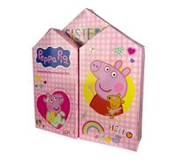 TDL Peppa Pig Advent Calendar for Girls - 24 Day Surprise Accessories Set with Necklaces, Hair Bands, Wristbands, Hair Clips & Rings - Kids Jewellery Christmas Countdown Childrens Festive Gift