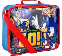 TDL Sonic Lunch Bag Thermal Insulated Kids Lunch Box Adjustable Carry Bag with Shoulder Straps Back to School