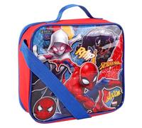TDL Spider-Man 3Pc Lunch Set, Lunch Bag, Drink Bottle, Sandwich Box, School, 809941