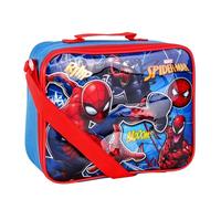 TDL Spiderman Lunch Bag Thermal Insulated Lunch Box Superhero Marvel Spider-Man Back to School Sandwhich Box with Carry Handle & Side Pocket