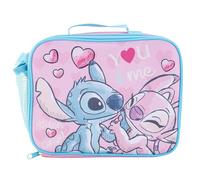 TDL Stitch Lunch Bag - Insulated Kids Lunch Box with Shoulder Strap and Carry Handle - 19.5cm x 7cm x 24cm - Ideal for Nursery and Pre-Schoolers