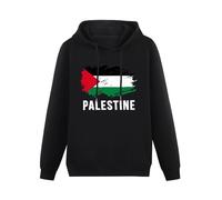 TDNEKMCA Mens Womens Unisex Pullover Palestine Flag Drawstrings Hoody - Comfy Hooded Sweatshirt With Pockets Autumn Winter Warm Outdoor Palestine Flag Hooded Top 1 M