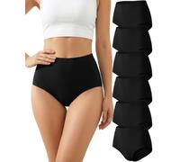 TDONE Seamless Knickers for Women, No Vpl Underwear High Waisted 6 Pack | Breathable Tummy Control Knickers Comfortable Stretch Full Coverage Panties Soft Hipster Invisible Womens Underwear Multipack