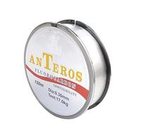 Tdoutop 150m Fluorocarbon Coated Carbon Fiber Fishing Line Shockproof Leader Line Low Stretch for Trout Carp Fishing, 0.3 38lb