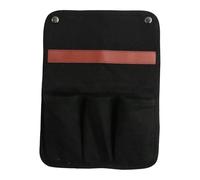 Tdoutop Armrest Organizer for Camping Chairs with Multiple Pockets, Hanging Side Organizer for Folding Chairs And Deck Chairs, Black