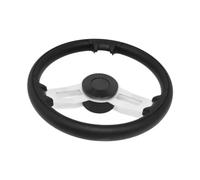 Tdoutop Boat Rudder, Nautical Steering Wheel, Ergonomic Handle, Safe Control, Aluminum Alloy Material, Suitable for Replacement And Upgrade, 35cm