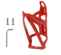 Tdoutop Bottle Holder Bike Water Bottle Cage Cycle Bottle Rack Drink Mount Polycarbonate Weather Resistant Colorfast Finish suitable for mountain bikes road, Red, With Wrench