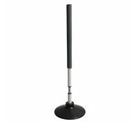 Tdoutop Children Training Pole Agility Fast Return Spring Stable Weighted Foam Padding Rugged PVC EVA Materials Suitable for youth soccer exercises basketball, Gray, 0.6 Meter With 1.2 Kg Base