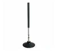 Tdoutop Children Training Pole Agility Fast Return Spring Stable Weighted Foam Padding Rugged PVC EVA Materials Suitable for youth soccer exercises basketball, Gray, 0.6 Meter With 2kg Base
