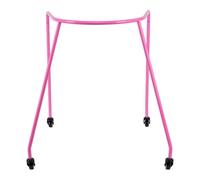 Tdoutop Children's Stable Skating Equipment, Sturdy Support with Universal Wheels, Adjustable Learning Accessory, Steel Material, Pink L