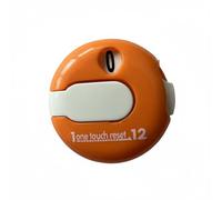 Tdoutop Golf Score Counter Stroke Tally Keeper With Instant Reset And Strong Back Polypropylene Suitable for golfers on practice rounds training, Orange White