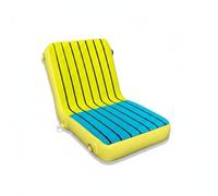 Tdoutop Inflatable Boat Seat equipped with Soft Padded Base Ergonomic Back Shape Easily Compact PVC Structure suitable for paddle deck use coastal recreation river floating home storage