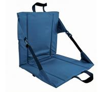 Tdoutop Lightweight Foldable Floor Chair, Navy Blue