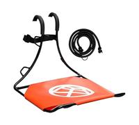 Tdoutop Luggage Rack, Basket for Trips to The Park, Orange Black