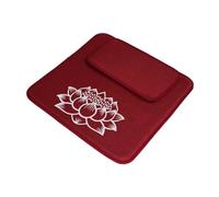 Tdoutop Meditation Cushion, Seat, Seating, Comfortable Reading Mat, Floor Cushion Set for Exercises, Family Living Room, Mom, Drinking, Deep Red