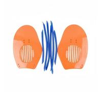 Tdoutop Paddle Hand Paddles Swim Paddles Stroke With Vent Holes For Reduced Resistance And Adjustable Tough ABC Frame suitable for school teams workouts coaching , Orange