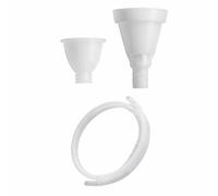 Tdoutop Rainwater Collection Funnel with Drainage Hose Outdoor Awning Rainwater Runoff Collector with Hose Heavy Rainfall Suitable for Home Gardeners, Gardens, 5m Hose