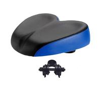 Tdoutop Seat, Saddle, Noseless Replacement, Wear-resistant, with Seat Clamp, Saddle for Riding, Traveling, Camping, Work, blue