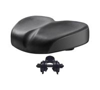 Tdoutop Seat, Saddle, Noseless Replacement, Wear-resistant, with Seat Clamp, Saddle for Riding, Traveling, Camping, Work, black
