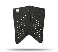 Tdoutop Surfboard Traction Pad Anti Slip Tail Pad Deck Grip EVA Foam Three Section Strong Adhesion For Solid Board Feel And Starts Suitable for surfing practice trips, Black
