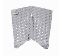 Tdoutop Surfboard Traction Pad Anti Slip Tail Pad Deck Grip EVA Foam Three Section Strong Adhesion For Solid Board Feel And Starts Suitable for surfing practice trips, White