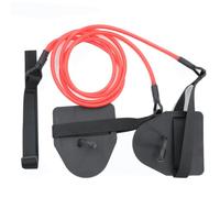 Tdoutop Swimming Stroke Training Paddle Resistance Practice Tool Upper Body Strength Gear With Controlled Pull And Stable Catch, Red, Triangle Anti-rust Model - 30lbs