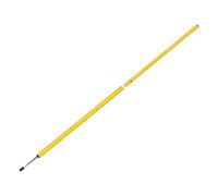 Tdoutop Training Agility Pole Adjustable Slalom Pole Training Rod With Telescopic Height Sturdy PVC Frame Firm suitable for slalom practice reaction sports conditioning, 1.5M Spike Rod