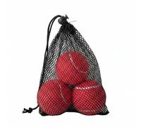 Tdoutop Training Tennis Ball Sturdy Rubber Inner Felt Exterior Professional Training Ball High Construction Suitable for Home Court Outdoor Pet Game, Red