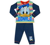 TDP Boys Donald Duck Pyjamas 18 Months to 5 Years Blue Long Sleeves Kids Nightwear (2-3 Years (up to 98cm))