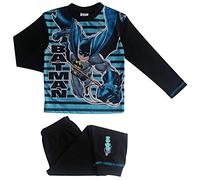 TDP Childrens Kids Boys Marvel Batman Pyjamas PJs Sleepwear (9-10 Years) Black