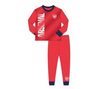 TDP Childrens Official Arsenal FC Pyjamas | Boys Football Club Nightwear Pj Set, Age 7-8 Years Red
