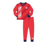 TDP Childrens Official Arsenal FC Pyjamas | Boys Football Club Nightwear Pj Set, Age 9-10 Years Red