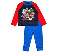 TDP Textiles Boys Avenger Pyjamas. Ages 4 Years To 10 Years (7-8 Years) Red/Black