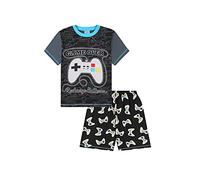 TDP Textiles Boys Game Over Recharge Short Gaming Pyjamas ss21 (7-8 Years) Black