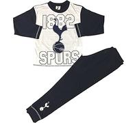TDP Textiles Boys Tottenham Football Club F.C. Pyjamas Pjs - 4-12 Years (7-8 Years) White