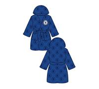 TDP Textiles Kids Football Dressing Gown Boys Girls Bath Robe (7-8 Years, Chelsea CFC)