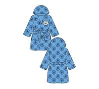 TDP Textiles Kids Man City FC Football Dressing Gown Bath Robe Boys Girls - 11-12 Years (Z01)