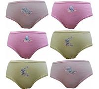 TDP Textiles Me to You Tatty Teddy Girls 6 Pack Knickers Briefs 3-4 Years Multicoloured