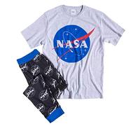 TDP Textiles Mens NASA Pyjamas Grey