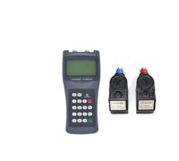 TDS-100H Portable Handheld Ultrasonic Flow Meter With Clamp On Sensor M2(DN50-700mm) Water Flowmeter 100-240V(Host And Sensor M2)