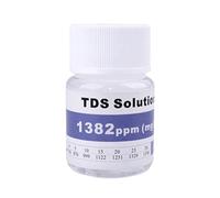 TDS Calibration Solution,Standard Conductivity Salt Buffer Solution - 25ml Measurement Supplies, Salinity Test Solution for Salinity Tester & EC Meter