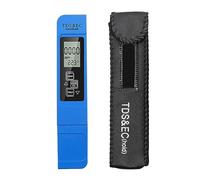 TDS Meter, 3 in 1 Tester Water Meter TDS EC Temperature Meter Digital LCD Water Testing Pen Purity Filter Water Quality,for Farming, Pools, Household Drinking Water(Blue-A)