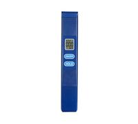 TDS Meter Digital Water Tester, 0-9990 ppm Water Quality Tester with LCD Display, Fast Detection and One-Button Lock, Portable Design for Drinking Water, Farming, Aquariums, Pools (Blue)